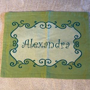 Personalized pillow cover